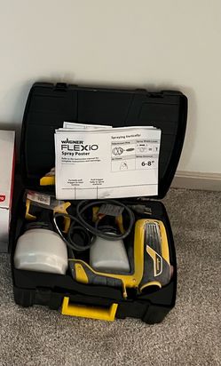 Wagner FLEXiO Paint Sprayer Kit w/ Case – Works Great