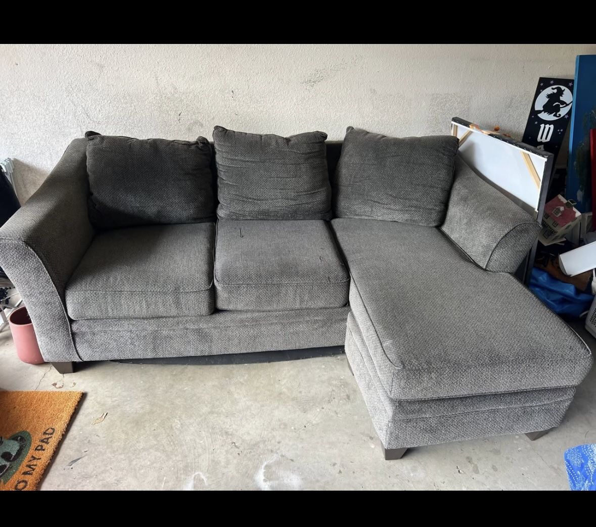 Gray Sectional Couch
