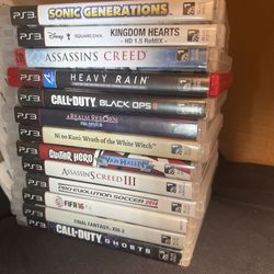 PS3 Game $7 Each 
