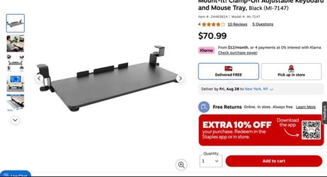 Keyboard Tray for Desk
