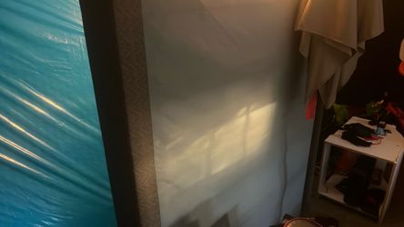 Queen bed and box springs
