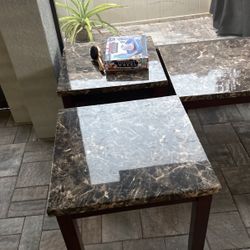 Coffee Table And 2 End Tables