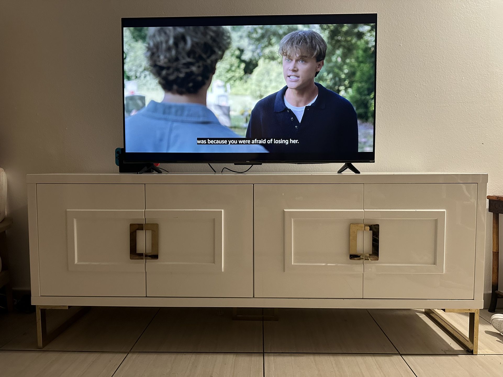 White credenza