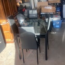 Black Dining Table
