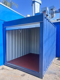 10FT SHIPPING CONTAINER – WIND & WATERTIGHT | HEAVY DUTY STORAGE SHED | CONNEX BOX (ROLL-UP DOOR)