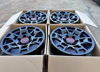 FREE DELIVERY 17" Black Toyota 4Runner TRD Pro Style wheels Rims Fits Tacoma Tundra 4Runner Sequoia
