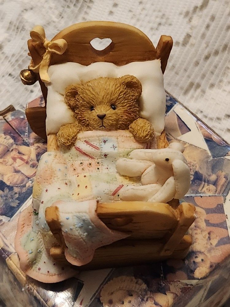 Cherished Teddies Cradled With Love #911(contact info removed) P Hillman Enesco With Box