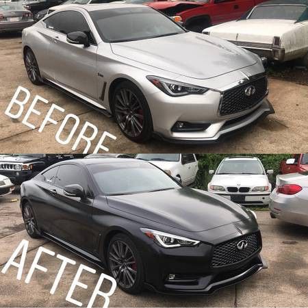 Matte Black Car Wraps
