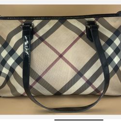 BURBERRY Nova Check Regent Tote Fashion Shoulder Bag