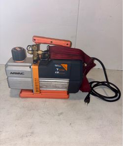 Navac Vacuum Pump Dual Voltage AC Motor-NP7DP, 7 CFM, 3/4 HP, 15 MC, 115V /230V PRO P12