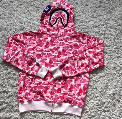 Pink Bape Hoodie / Large