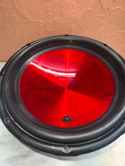 Audiopipe 15” Red Subwoofer – 2000W MAX