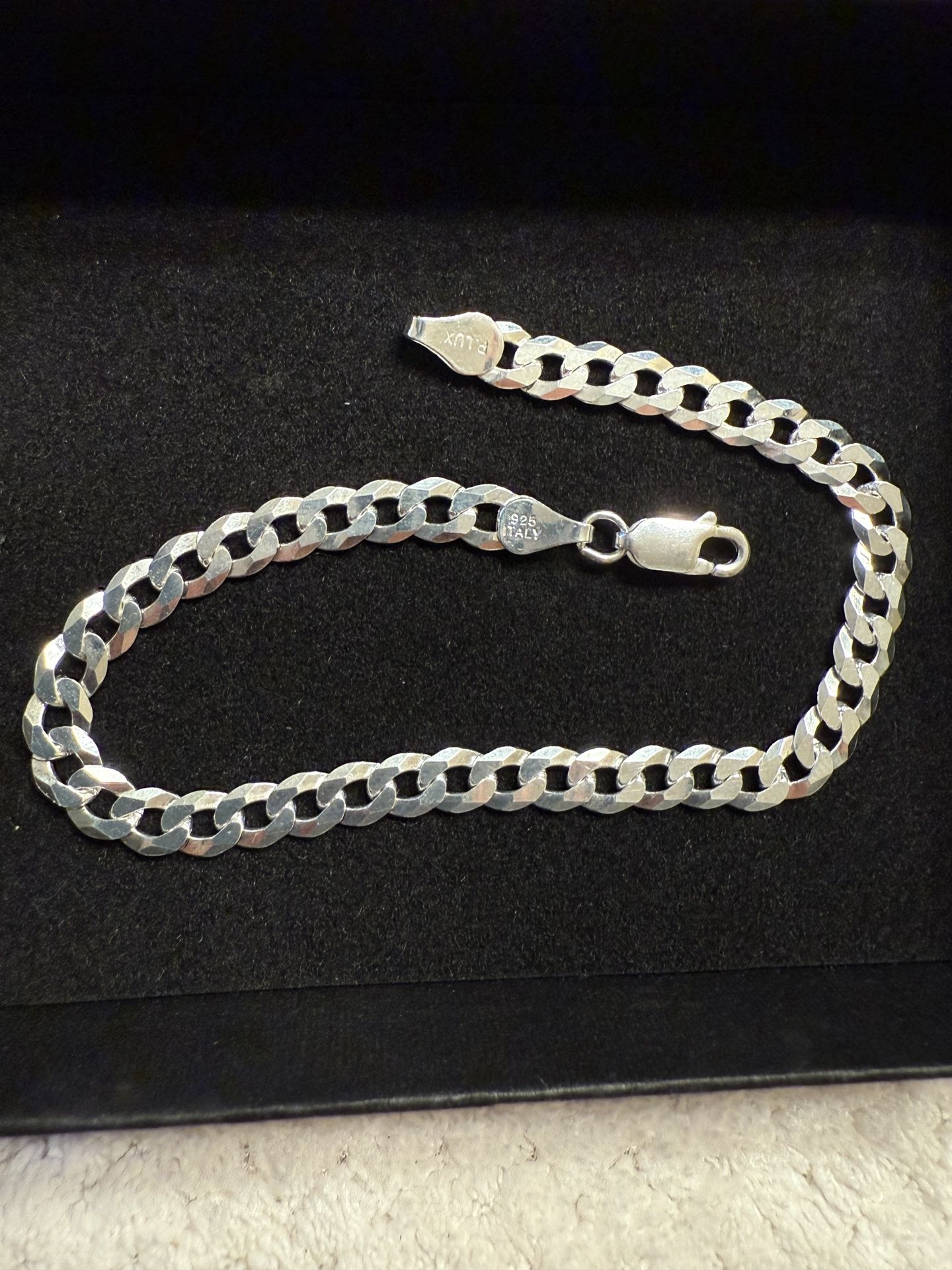 Silver Cuban - 8 Inches - 925 