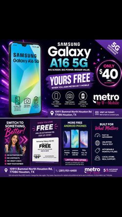 Free New Samsung Galaxy A16