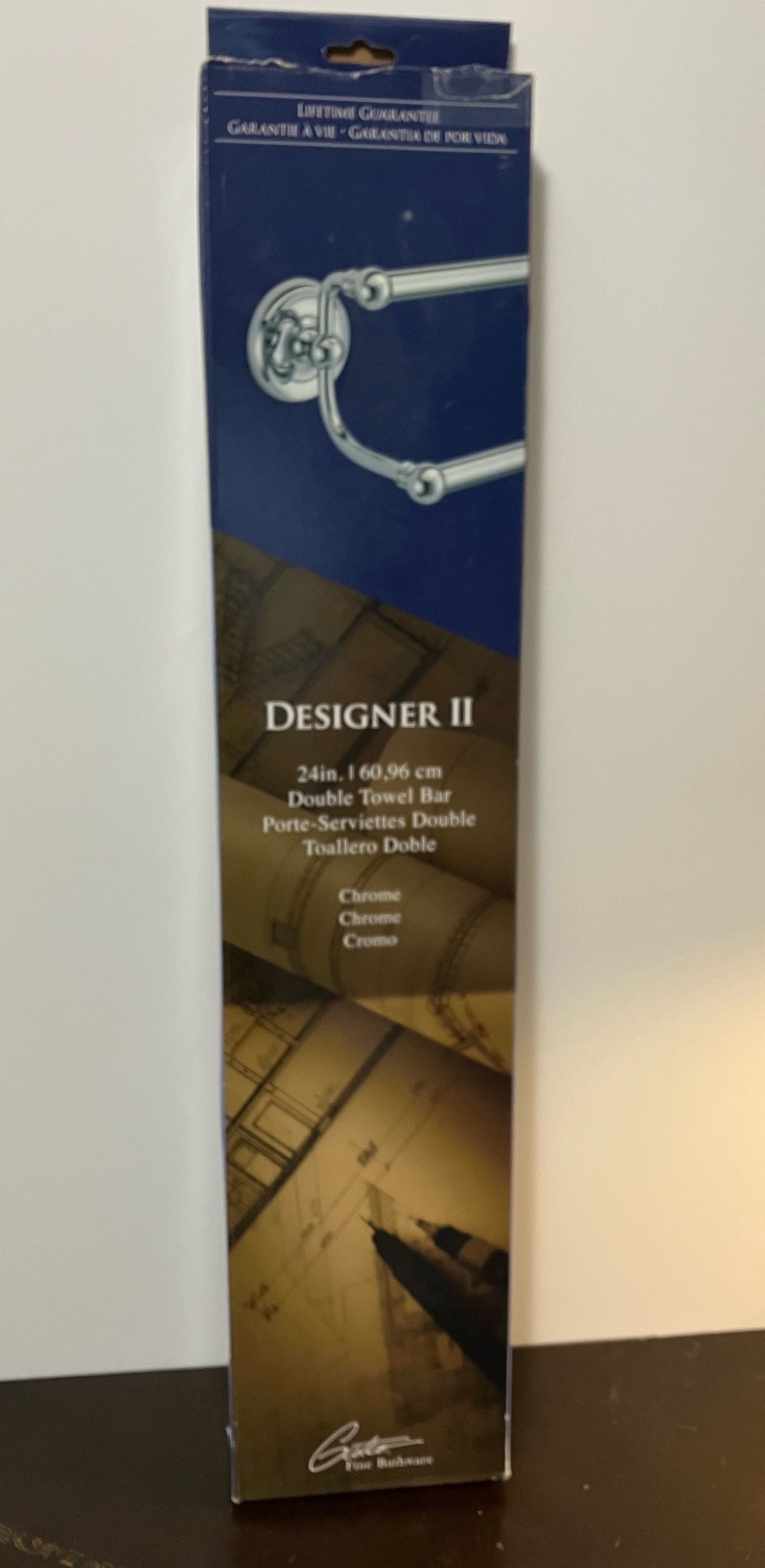 Chrome 24” Double Towel Bar