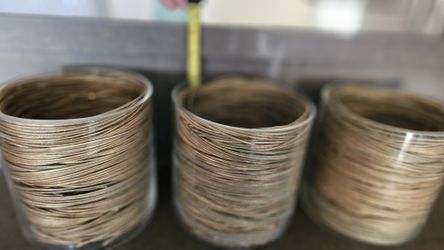 Three glass flower planter vases