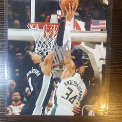 Victor Wembanyama Autographed 8 X 10 With Coa