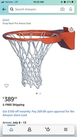 Gared Snap Back Pro Arena Basketball Goal .