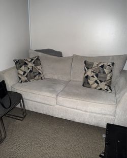Light Gray Sleeper Sofa/Pull-Out Couch