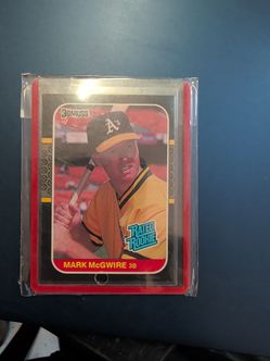 1987 Donruss Mark McGwire Rated Rookie Card