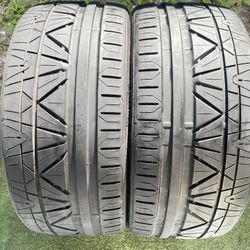 275/25/24 Nitto Invo Tires in new condition Two tires 90% left remaining 