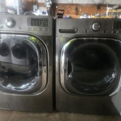 Lg Washer And Dryer Set Electric 30-day Warranty 