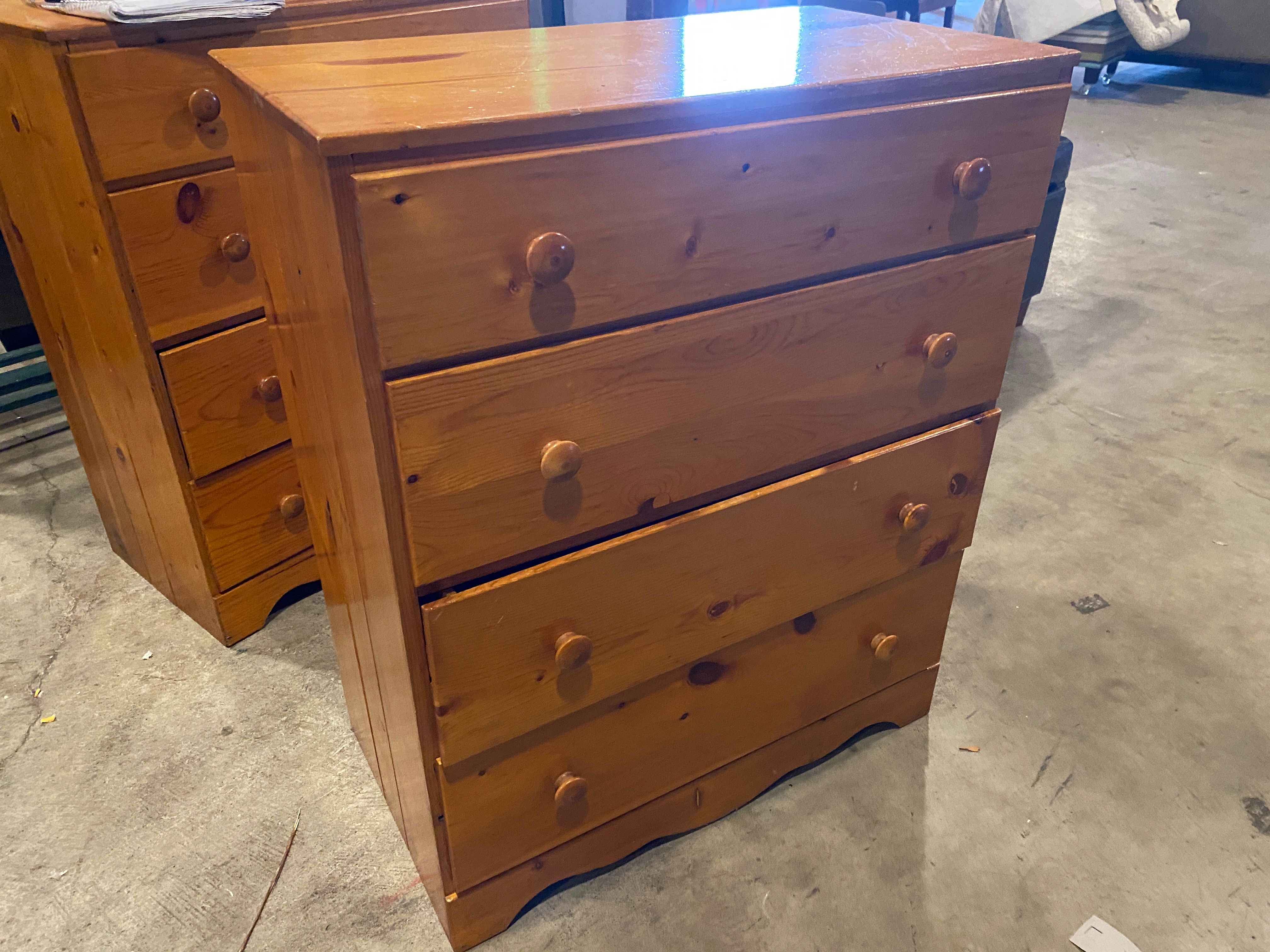 A Simple Classic Wood Short Dresser