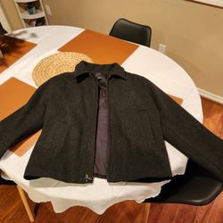 Express Mens Large Wool Coat 