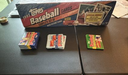 TOPPS Baseball Cards Complete Set 1993 Series 1&2