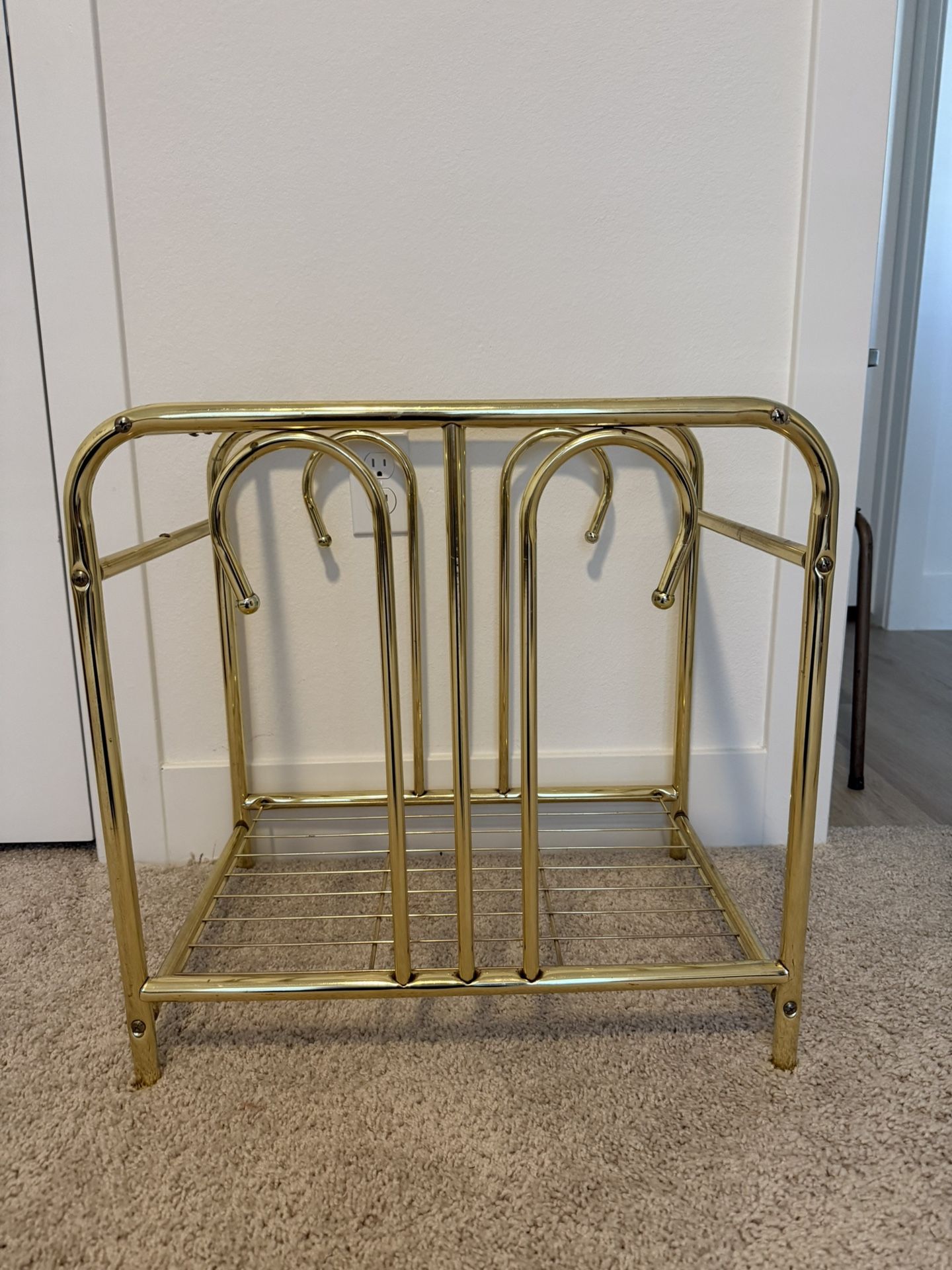 Vintage Brass Side Table
