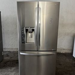 LG French Doors stainless steel refrigerator
