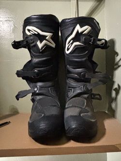 Alpinestars Black Motocross Boots