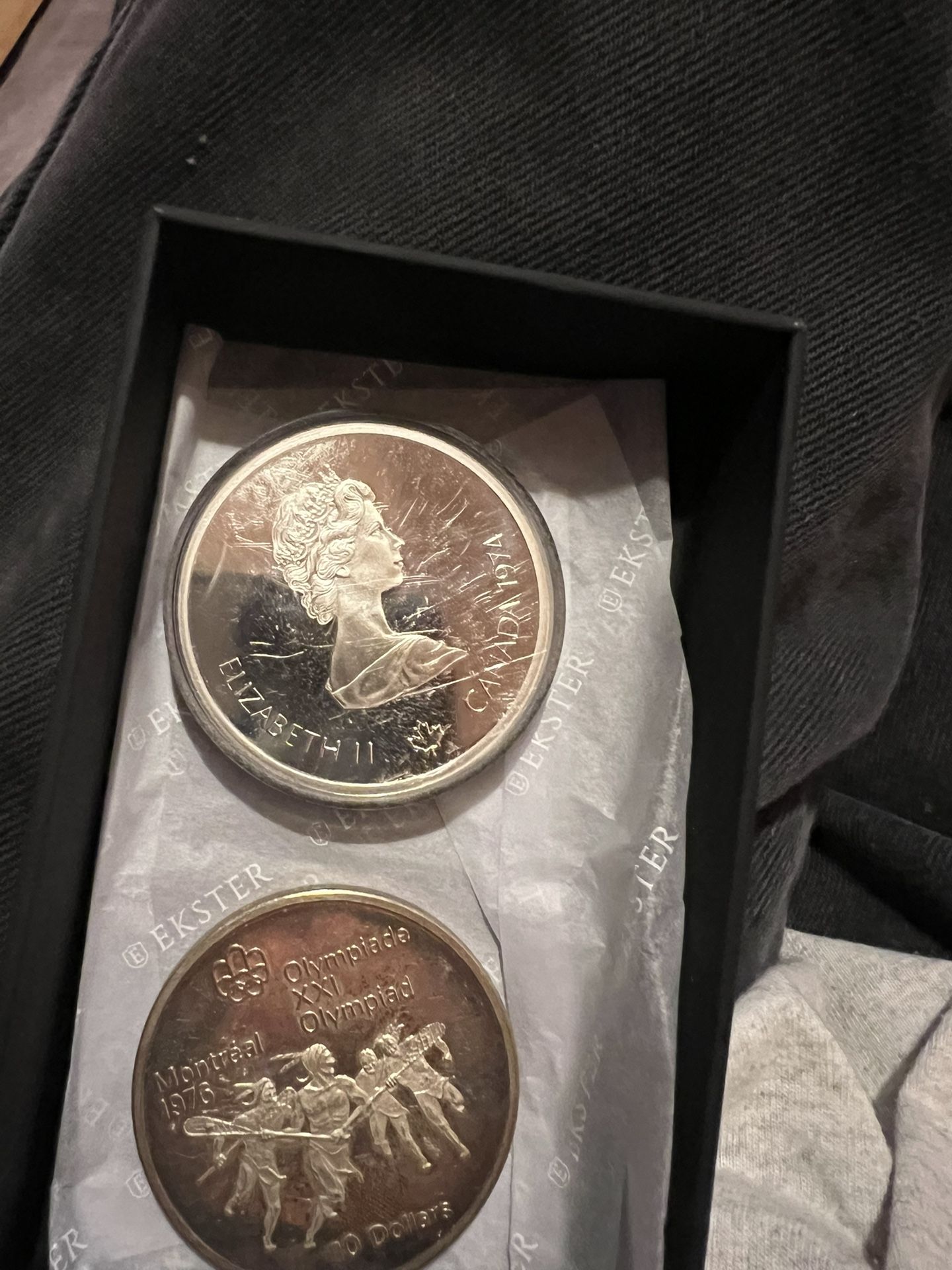 1974 Olympics 10 Dollar Coins Collectable
