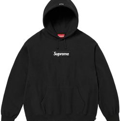 Supreme Box Logo Hooded Sweatshirt (FW23) Black - L