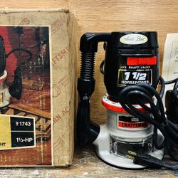 Craftsman Heavy Duty Router 1-1/2 hp 