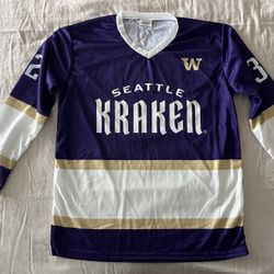 Seattle Kraken x University of Washington - 2025 UW Night Jersey