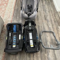 Nuna Car Seat, two base mounts