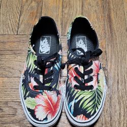 Vans Floral Sneakers - Women's Size 6