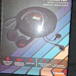 Aiwa Mp3/CD Player With Bluetooth 