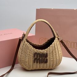 Miumiu Wander Bamboo Underarm Bag