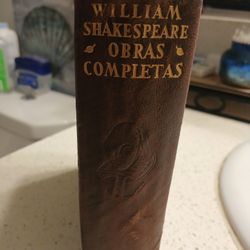 Complete Works Of Shakespeare IN SPANISH LANGUAGE LEATHER BOUND 