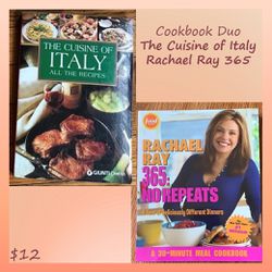 🍳 2 Awesome Cook Books Italian Cuisine Rachael Ray