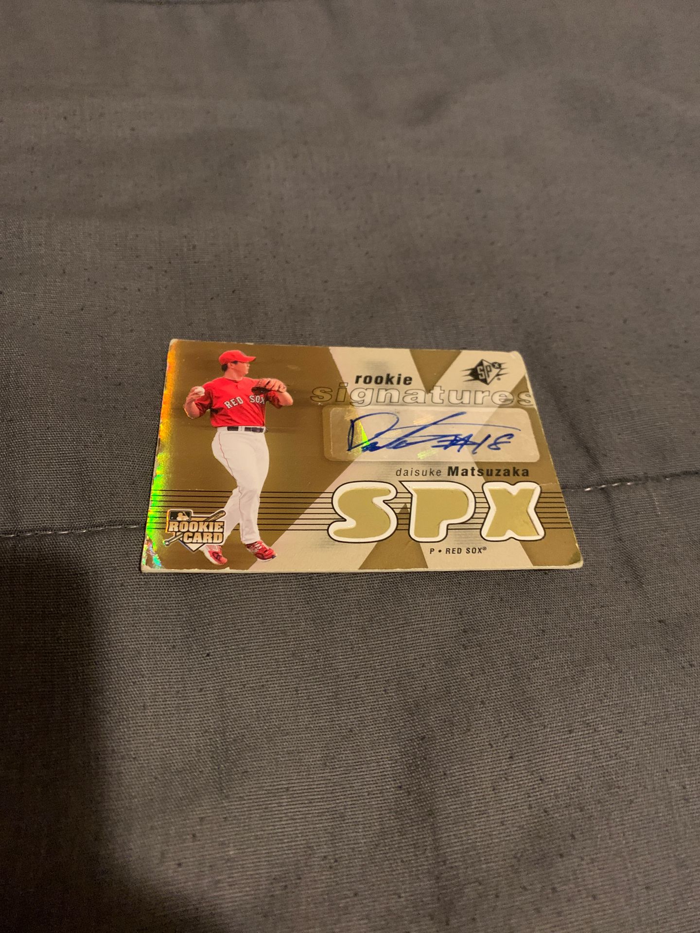RARE! Baseball signed card