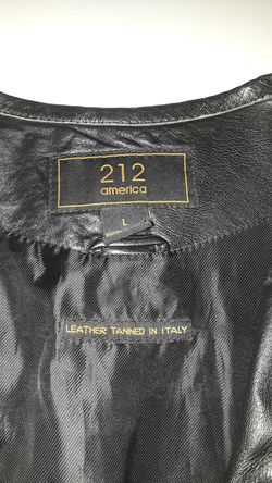 212 leather jacket women's large