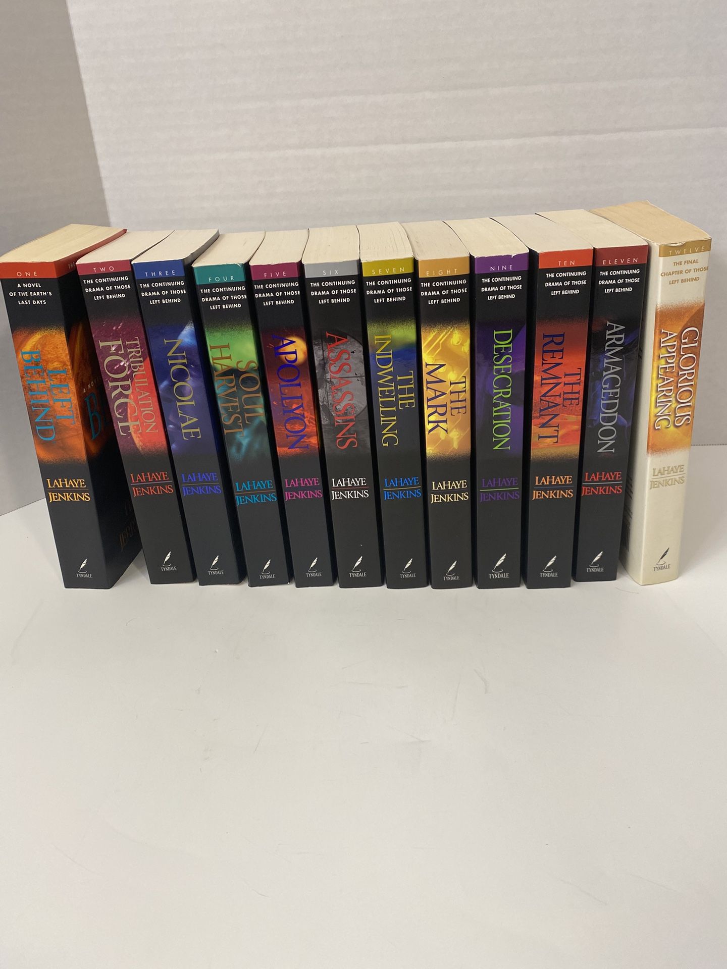 Left Behind Complete Series 1-12; LaHaye & Jenkins Entire Paperback Lot