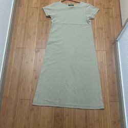 Brown/green/olive Straight Cut Dress