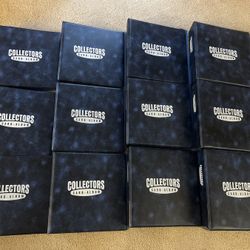 12 Collectors Card Album binders for trading or sports cards