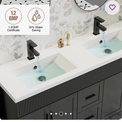 60” Double Sink Bathroom vanity