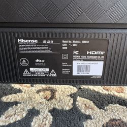 Hisense - 43" Class A4 Series LED Full HD 1080P Google TV