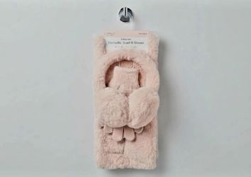 Capelli 3-Piece Earmuffs, Scarf & Gloves Set